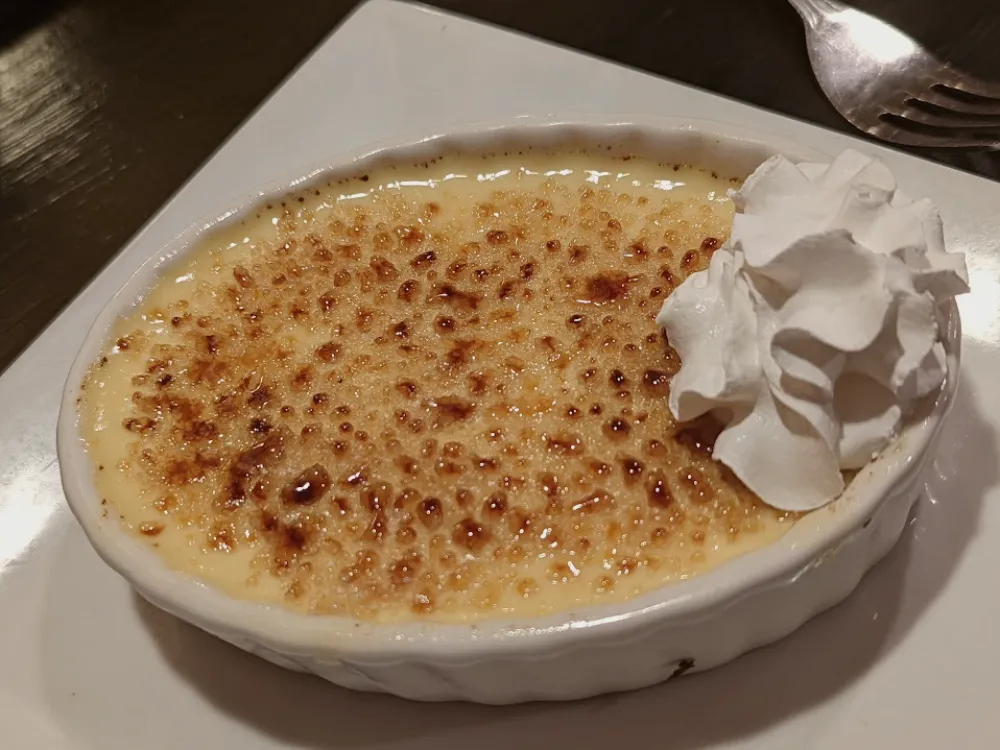 Crème brûlée à la vanille