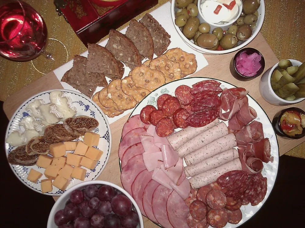 Assiette de charcuterie